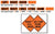 Overlay For 36 Inch Orange Reflective Sign
