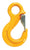 VULCAN Eye Style Sling Hook with Latch - 1/2 Inch - Grade 80 - 12,000 Pound Safe Working Load