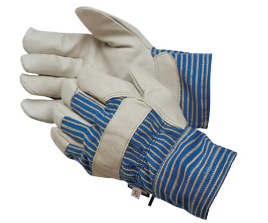 Safety Cuff Winter Work Gloves - Pair - L