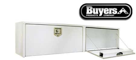 White Steel Double-Door Underbody Toolbox - 18"H x 18"D x 60"L
