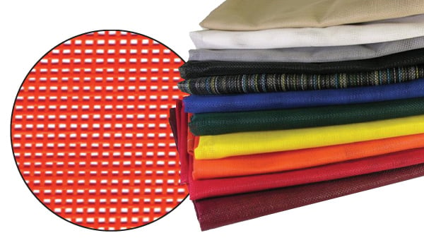 Heavy Duty Vinyl Coated Mesh Tarp - Blue 20 Foot x 26 Foot