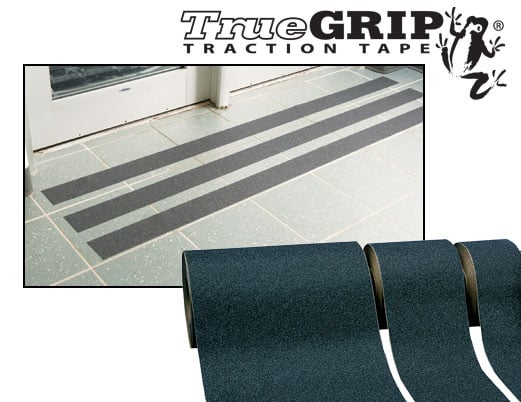 True Grip Traction Tape  Black - 6 Inch x 30 Foot