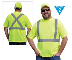 Class 2 Lime Reflective T-Shirt - Small