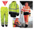 Class 3 Storm Cover Rain Coat - Lime - Small / Medium