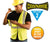 Class 2 Mesh Breakaway Vest - Lime - S/M