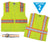 Class 2 Ultra-Cool Multi-Pocket Vest - Lime - 4X