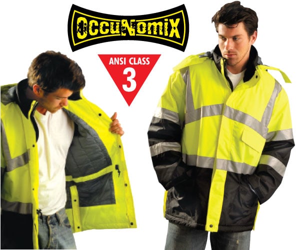 Premium Reflective Parka - Lime - 2XL