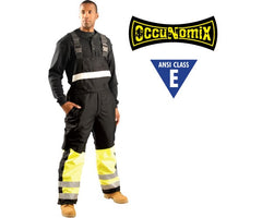 Premium Cold Weather Bib - Black/Lime - 3XL
