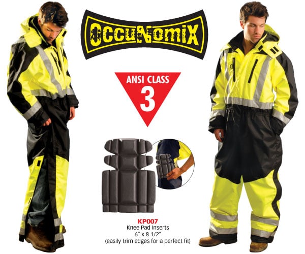 Premium Cold Weather Coverall - Lime/Black - 3X