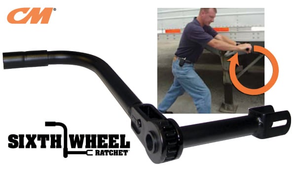 Ergonomic Sixth Wheel Ratchet - 13 Inch Long Barrel