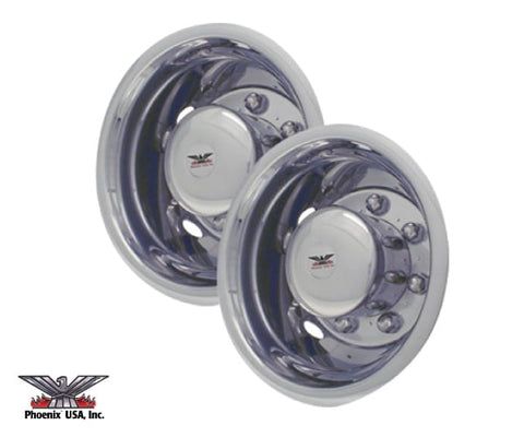 Wheel Simulators - Ford F600 F650 F700 F750 Freightliner Fl50 Fl60 M2 International 4300 4600 4700 Hino 238 258Lp 268 - Rear Set of 2