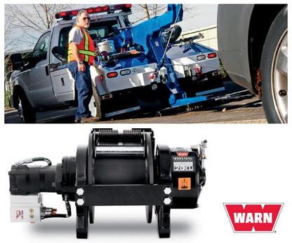 20000 Lbs Hydraulic Winch - Air Clutch - 8 Inch Drum