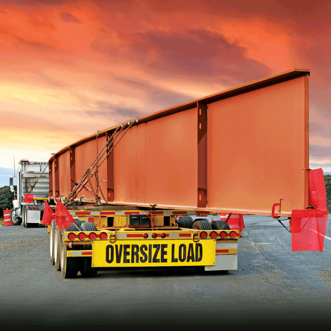 VULCAN Oversize Load Banner with Grommets - 2 Pack - Mesh - 18 Inch x ...