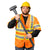 Class 3 Augusta Sleeved High Visibility Vest - Orange - 3XL