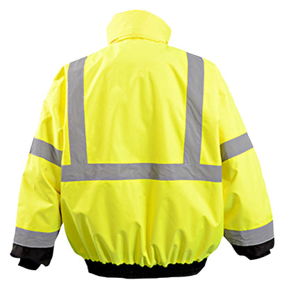 Class 3 Black Bottom Bomber Jacket - 5XL