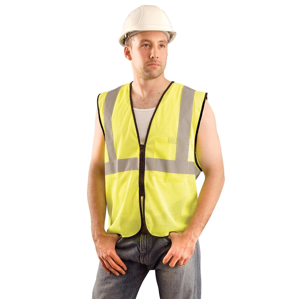 Class 2 Mesh Vest - Lime 4X/5X
