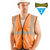 Class 2 Mesh Vest - Orange 2X/3X
