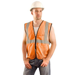 Class 2 Mesh Vest - Orange 4X/5X
