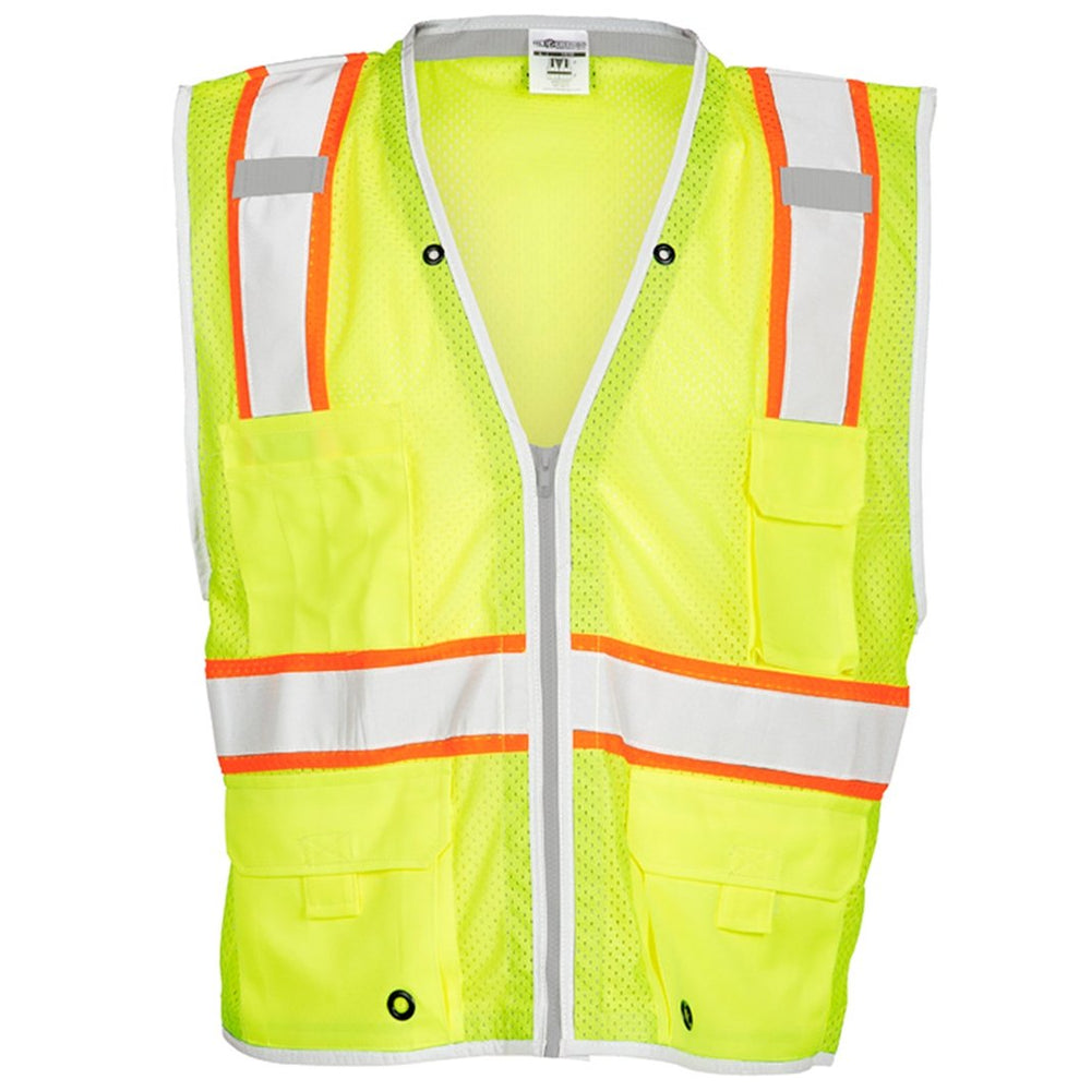 Lime Class 2 Brilliant Series Vest - 4X