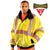 Class 3 Premium Two-Tone Bomber Jacket - Lime - Large