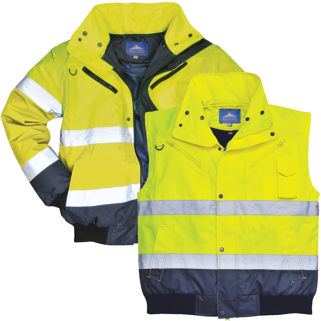 Classic 3-In-1 Bomber Jacket - Lime - 2XL
