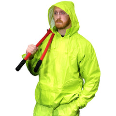 High Visibility Classic Rain Jacket - Lime - Small