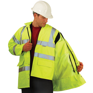 Class 3 Premium 5-In-1 Parka - Lime - 2XL