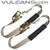 VULCAN Under Lift Tie Down with Ratchet and Hook - 2 Inch x 84 Inch - 2 Pack - Silver Series - 3,300 Pound Safe Working Load