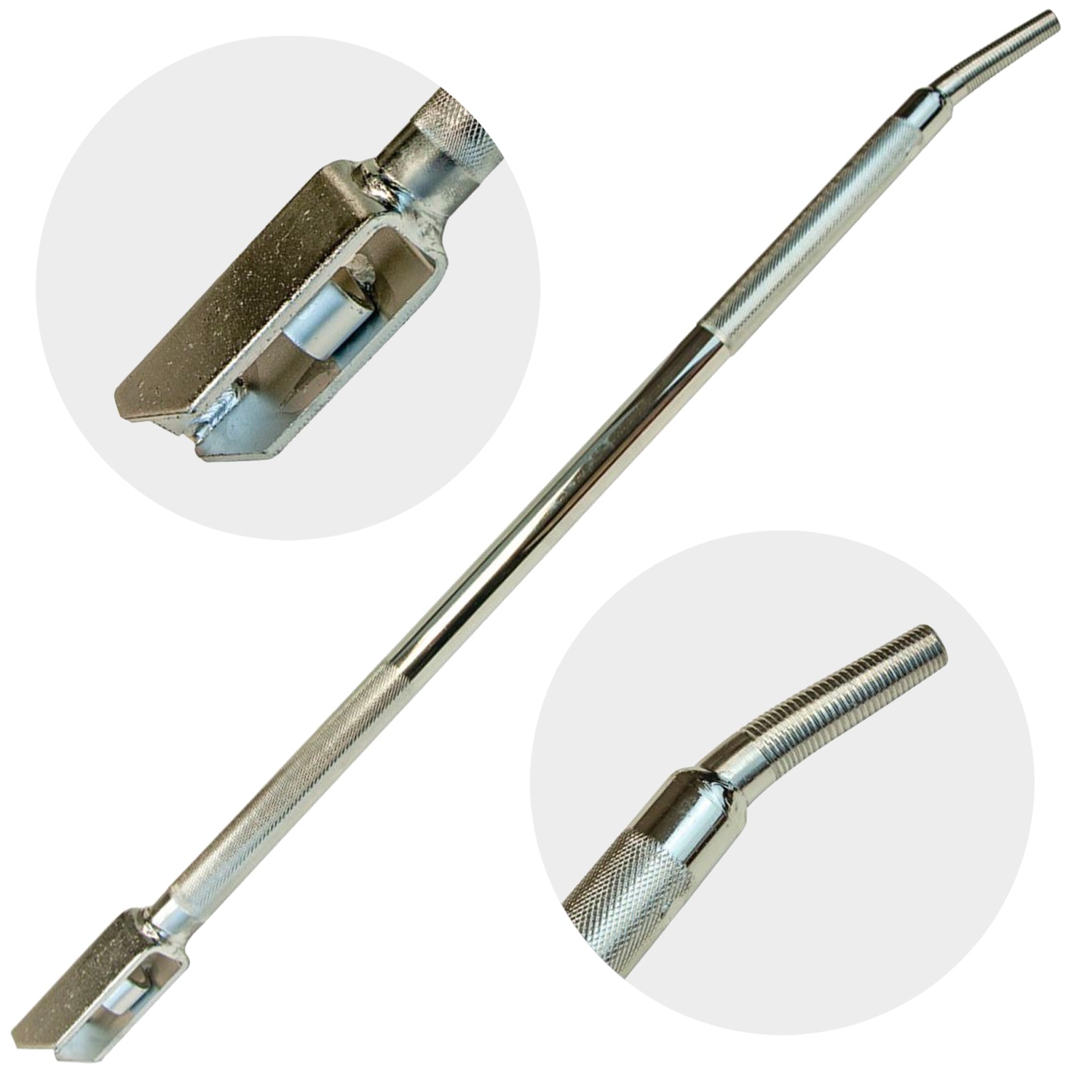 Combination Winch Bar - Chrome Combination Winch Bar - Chrome