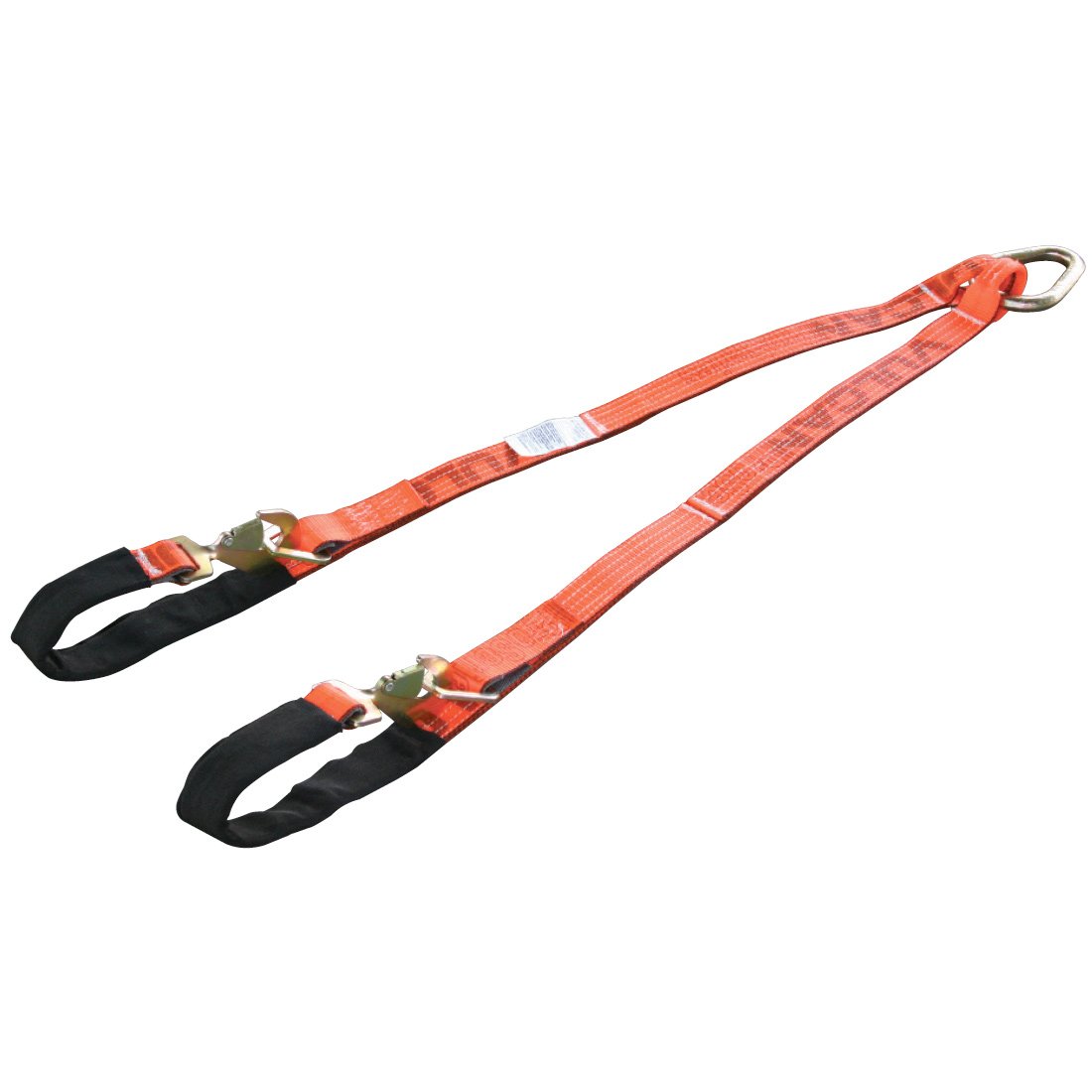 VULCAN Web Bridle with Latching Axle Strap Ends - 48 Inch - PROSeries - 3,300 Pound Safe Working Load