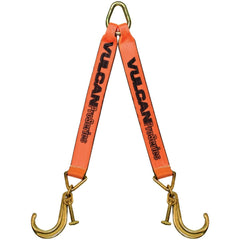 VULCAN Web Bridle with Forged 8 Inch J Hooks and Alloy T Hooks - 47 Inch - PROSeries - 4,700 Pound Safe Working Load