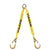 VULCAN Web Bridle with Forged Sport and T Hooks - 48 Inch - Classic Yellow - 3,900 Pound Safe Working Load
