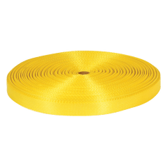 VULCAN Tie Down Webbing - Yellow - 1 Inch x 1 Foot
