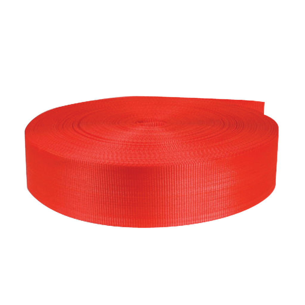 VULCAN Tie Down Webbing  - Red - 4 Inch x 1 Foot