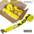 VULCAN Winch Strap with Flat Hook - 4 Inch x 30 Foot - 10 Pack - 5,000 Pound Safe Working Load