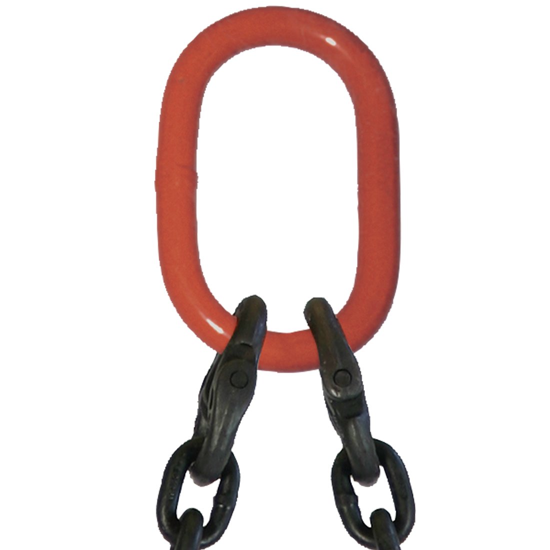 VULCAN Double Leg Mechanical Lifting Sling with Sling Hooks - 1/2 Inch - Grade 80 - 20 Feet