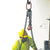 VULCAN Single Leg Mechanical Lifting Sling with Grab Hook - 3/8 Inch - Grade 80 - 5 Feet
