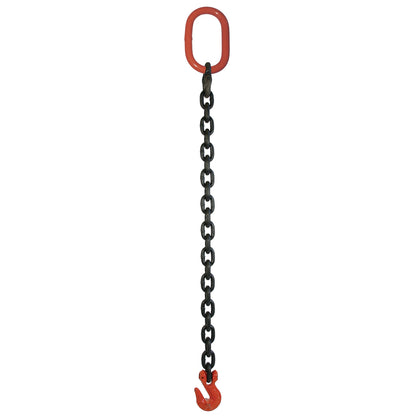 VULCAN Single Leg Mechanical Lifting Sling with Grab Hook - 1/2 Inch - Grade 80 - 20 Feet