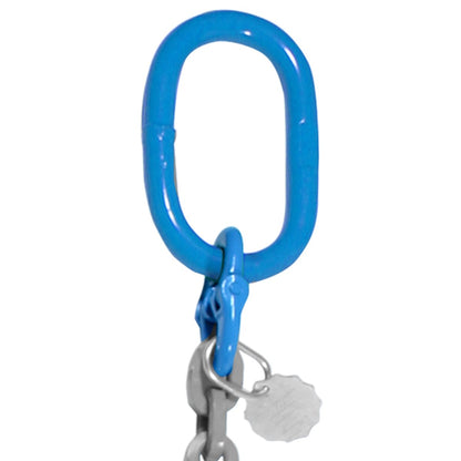 VULCAN Single Chain Slings with Grab Hooks - 3/8 Inch - Grade 120 - 10 Feet
