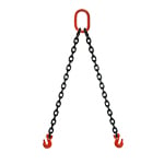 Grade 80 Double Chain Slings with Grab Hooks