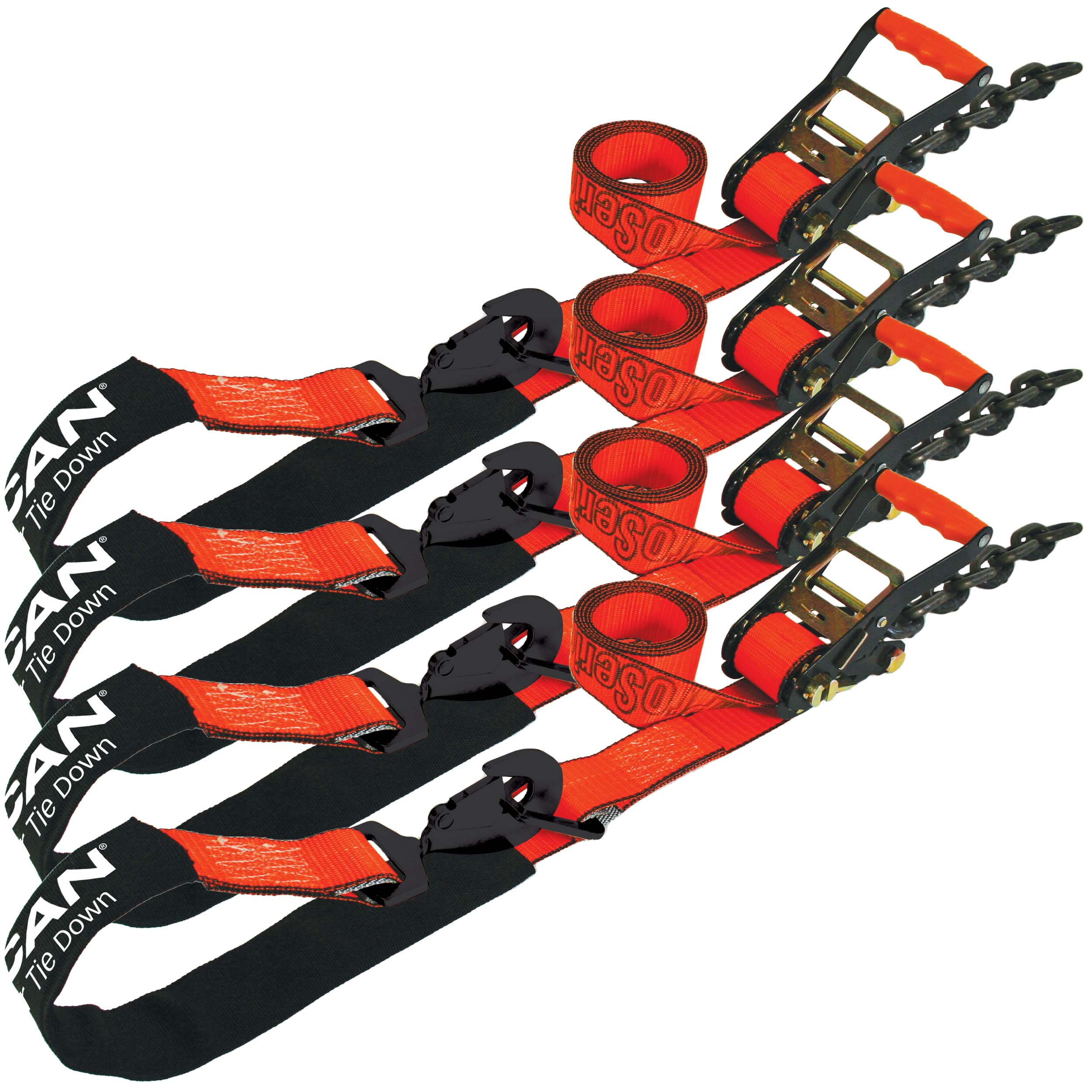 Professional Grade Tow Truck Axle Strap With Chain Tails | Truck n Tow.com