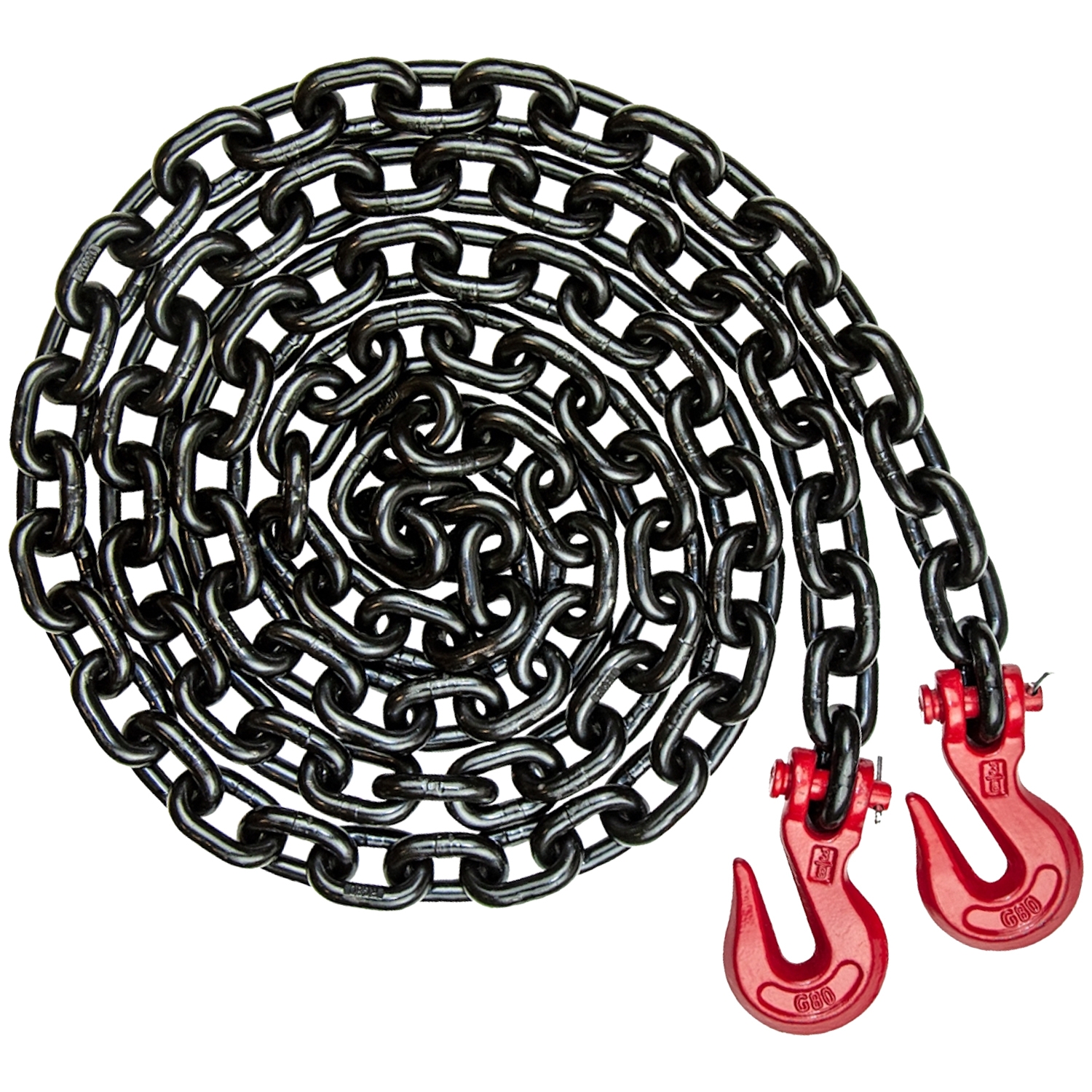 3/8 Grab Hooks Grade 80 Binder Chain 25 Length 