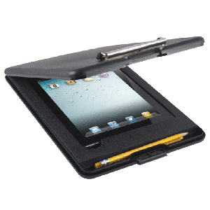 Black Poly Slimmate Clipboard for iPad