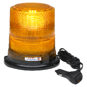 Whelen L21 Super 6.75'' LED High Dome Amber Beacon