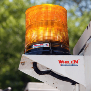 Whelen L21 Super 6.75'' LED High Dome Amber Beacon