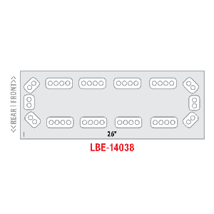 Towmate 26” Power-Link LED Mini Bar