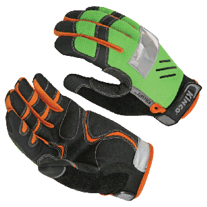 Pro Series Reflector Lime Gloves