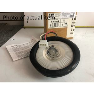 Round Strobe Flush Mount With Amp Connector 3904-AMP Amber - Scratch And Dent