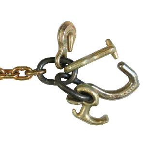 VULCAN Auto Hauling Chain - Grab, T, R, and Mini Datsun Hook - Grade 70 - 5/16 Inch x 48 Inch - 4,700 Pound Safe Working Load