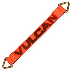 VULCAN Car Tie Down Axle Strap - 3 Inch x 30 Inch - PROSeries - 5,000 Pound Safe Working Load